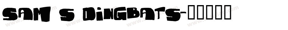 Sam s Dingbats字体转换